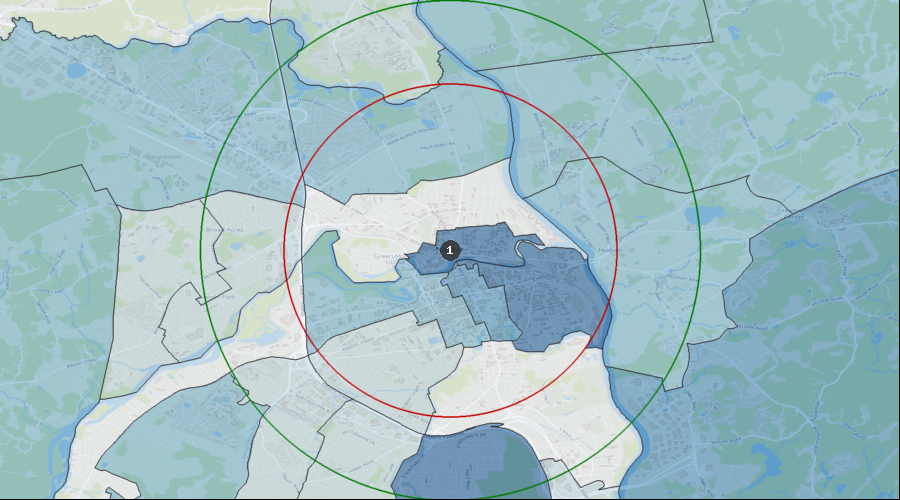 Nashua, New Hampshire - Projected Population Growth Rate